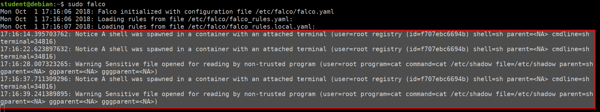 faclo detection