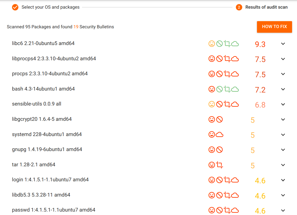 known vulnerabilities