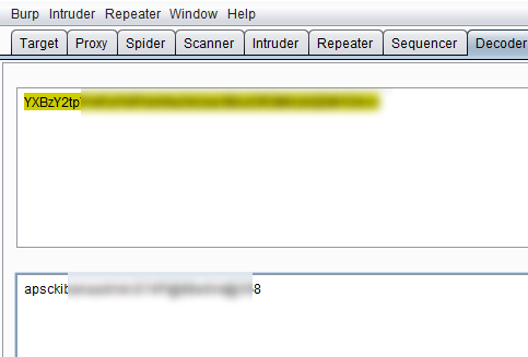 MITM decoded password